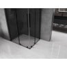 Mexen Velar Duo sliding shower enclosure 100 x 90 cm, graphite, black - 871-100-090-42-70