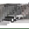 Mexen Velar cabine de douche coulissante 160 x 90 cm, givre, nickel brossé - 871-160-090-31-97