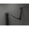 Mexen Velar Duo klizni tuš kabina 90 x 80 cm, grafit, crna - 871-090-080-42-70