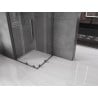 Mexen Velar Duo sliding shower cabin 90 x 90 cm, transparent, gun metal - 871-090-090-02-95