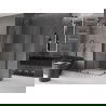 Mexen Velar Duo Duschkabine verschiebbar 90 x 80 cm, transparent, Gun Metal - 871-090-080-02-95