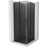 Mexen Velar Duo cabine de douche coulissante 90 x 90 cm, graphite, gun metal - 871-090-090-42-95