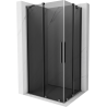 Mexen Velar Duo Schiebeduschkabine 90 x 80 cm, Graphit, Gun Metal - 871-090-080-42-95
