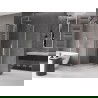 Mexen Velar Duo Duschkabine schiebbar 90 x 90 cm, transparent, gebürsteter Nickel - 871-090-090-02-97