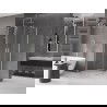 Mexen Velar Duo Duschkabine schiebbar 90 x 90 cm, transparent, gebürsteter Nickel - 871-090-090-02-97
