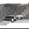 Mexen Velar Duo Schiebeduschkabine 90 x 90 cm, gefrostet, gebürstetes Nickel - 871-090-090-32-97