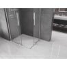 Mexen Velar L Duo Duschkabine schiebbar 100 x 90 cm, transparent, Chrom - 871-100-090-02-03-01