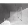 Mexen Velar L Duo cabine de douche coulissante 90 x 80 cm, transparente, chromée - 871-090-080-02-03-01