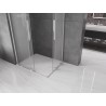 Mexen Velar L Duo drsna tuš kabina 100 x 90 cm, zmrzal, krom - 871-100-090-02-33-01