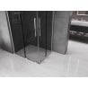 Mexen Velar L Duo Duschkabine verschiebbar 100 x 90 cm, Graphit, Chrom - 871-100-090-02-43-01