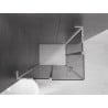 Mexen Velar L Duo cabine de douche coulissante 100 x 90 cm, graphite, chrome - 871-100-090-02-43-01