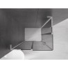Mexen Velar L Duo klizni tuš kabina 100 x 90 cm, grafit, krom - 871-100-090-02-43-01
