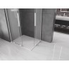 Mexen Velar L Duo kabina prysznicowa rozsuwana 90 x 80 cm, szron, biała - 871-090-080-02-33-20