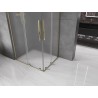 Mexen Velar L Duo kabina prysznicowa rozsuwana 90 x 80 cm, szron, złota - 871-090-080-02-33-50