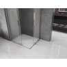 Mexen Velar L Duo kabina prysznicowa rozsuwana 100 x 90 cm, szron, złota - 871-100-090-02-33-50