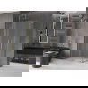 Mexen Velar L Duo schuifdouchecabine 90 x 80 cm, ijs, goud - 871-090-080-02-33-50