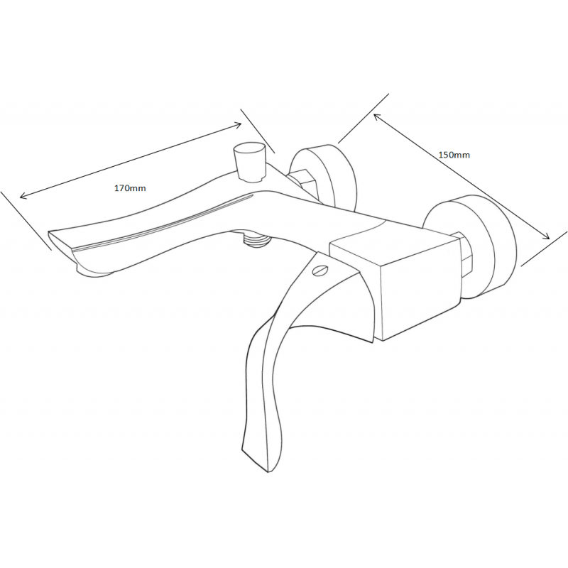 Mexen Estrella R02 ensemble de bain, doré - 72303R02-50