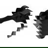 Mexen Estrella R02 Badewannen-Set, schwarz - 72303R02-70