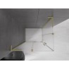 Mexen Velar L Duo kabina prysznicowa rozsuwana 100 x 90 cm, szron, złota szczotkowana - 871-100-090-02-33-55