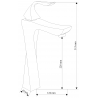 Mexen Estrella R02 ensemble de bain, doré - 72313R02-50
