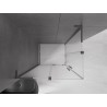 Mexen Velar L Duo kabina prysznicowa rozsuwana 90 x 80 cm, szron, gun gray szczotkowany - 871-090-080-02-33-66