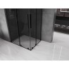 Mexen Velar L Duo kabina prysznicowa rozsuwana 90 x 80 cm, grafit, czarna - 871-090-080-02-43-70