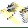 Mexen Estrella R02 badkraan met doucheset, goud - 7233R02-50