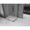 Mexen Velar L Duo kabina prysznicowa rozsuwana 100 x 90 cm, szron, gun metal - 871-100-090-02-33-95