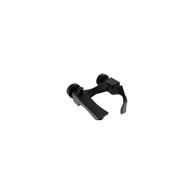 Mexen Estrella R02 batería de bañera con set de ducha, negro - 7233R02-70