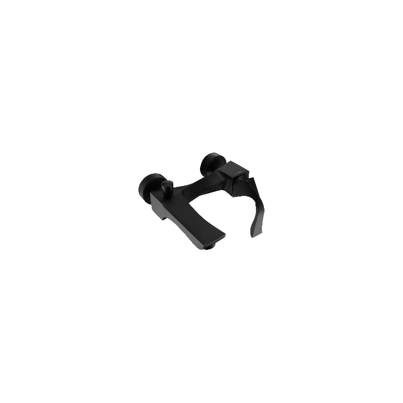 Mexen Estrella R02 grifo de bañera con conjunto de ducha, negro - 7233R02-70