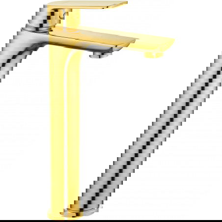 Mexen Alfa hög tvättställsblandare, guld - 745710-50