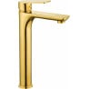 Mexen Alfa rubinetto alto per lavabo, oro - 745710-50