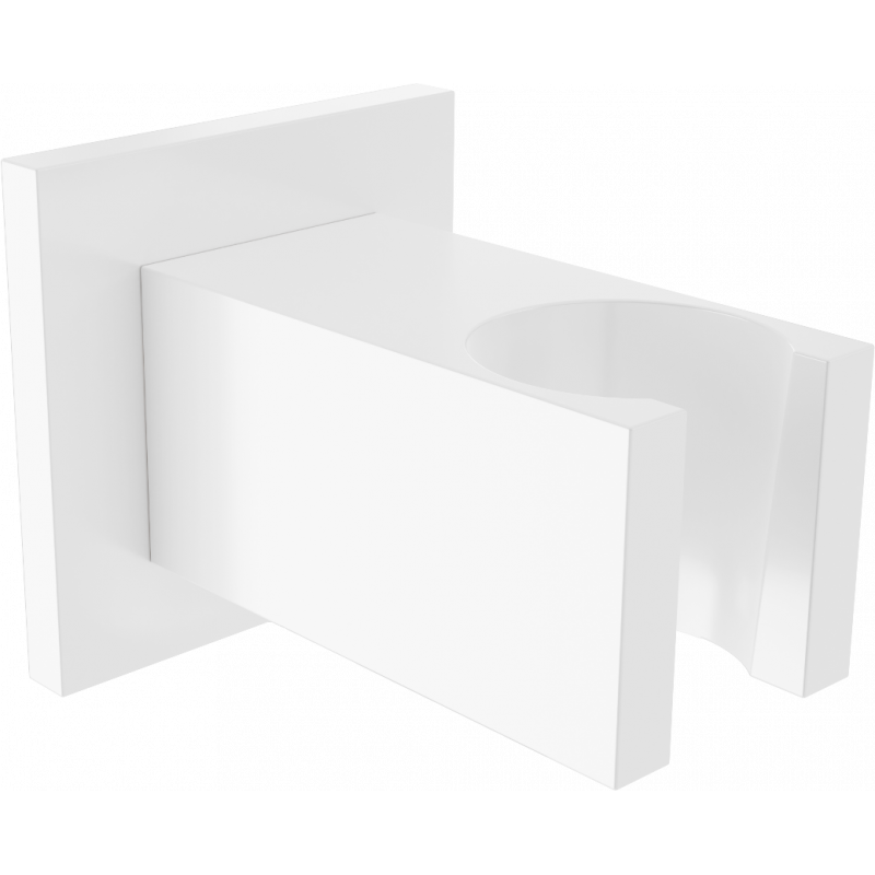 Mexen Cube shower holder, white - 79350-20