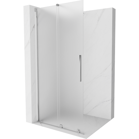 Mexen Velar Walk-in liugklaas 75 x 200 cm, jäätunud 8 mm, kroom - 871-075-000-33-01
