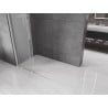 Mexen Velar paroi de douche coulissante Walk-in 70 x 200 cm, sable 8 mm, chrome - 871-070-000-33-01