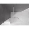 Mexen Velar paroi de douche coulissante Walk-in 70 x 200 cm, sable 8 mm, chrome - 871-070-000-33-01