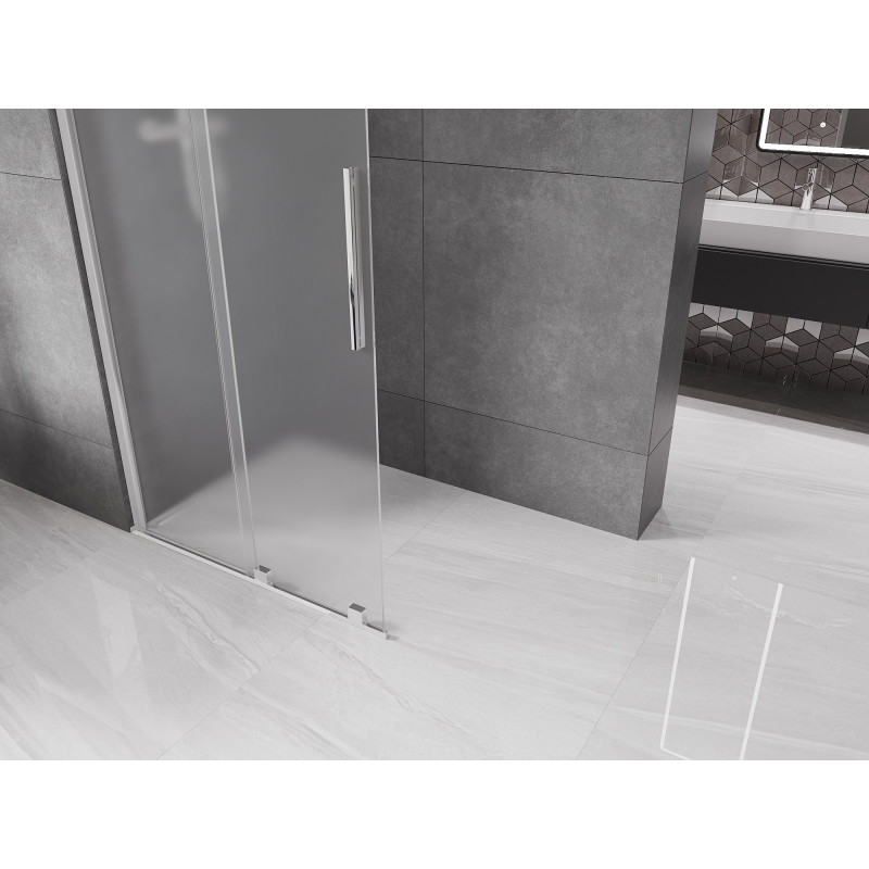 Mexen Velar Walk-in liugklaas 75 x 200 cm, jäätunud 8 mm, kroom - 871-075-000-33-01