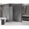 Mexen Velar paroi de douche coulissante Walk-in 120 x 200 cm, givre 8 mm, chrome - 871-120-000-33-01