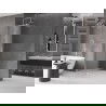 Mexen Velar schuifbare douchewand Walk-in 120 x 200 cm, ijs 8 mm, chroom - 871-120-000-33-01