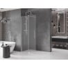 Mexen Velar Walk-in Shower Screen, Adjustable 90 x 200 cm, Frosted 8 mm, Chrome - 871-090-000-33-01