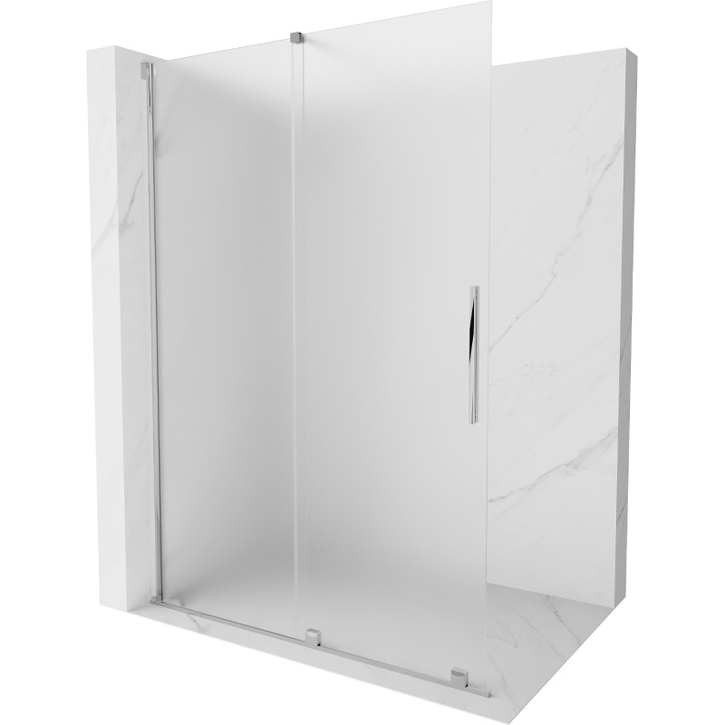 Mexen Velar lükand dušisein Walk-in 150 x 200 cm, härmas 8 mm, kroom - 871-150-000-33-01