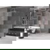 Mexen Velar begehbare Duschwand 140 x 200 cm, satiniert 8 mm, chrom - 871-140-000-33-01