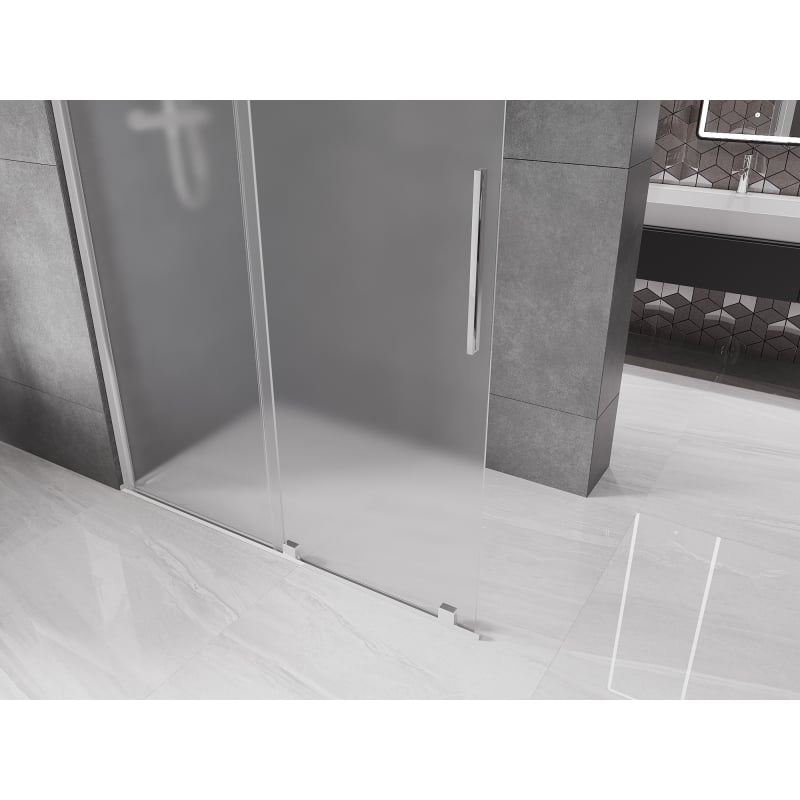 Mexen Velar lükand dušisein Walk-in 150 x 200 cm, härmas 8 mm, kroom - 871-150-000-33-01