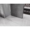 Mexen Velar ścianka prysznicowa rozsuwana Walk-in 160 x 200 cm, szron 8 mm, chrom - 871-160-000-33-01
