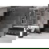 Mexen Velar Duschwand schwenkbar Walk-in 85 x 200 cm, graphit 8 mm, chrom - 871-085-000-43-01