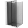 Mexen Velar sliding shower screen Walk-in 120 x 200 cm, graphite 8 mm, chrome - 871-120-000-43-01