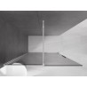 Mexen Velar ścianka prysznicowa rozsuwana Walk-in 130 x 200 cm, grafit 8 mm, chrom - 871-130-000-43-01