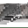 Mexen Velar Duschwand ausziehbar Walk-in 80 x 200 cm, satiniert 8 mm, weiß - 871-080-000-33-20