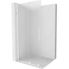 Mexen Velar schuifbare douchewand Walk-in 100 x 200 cm, mat 8 mm, wit - 871-100-000-33-20