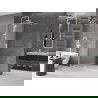 Mexen Velar schuifbare douchewand Walk-in 160 x 200 cm, matglas 8 mm, wit - 871-160-000-33-20